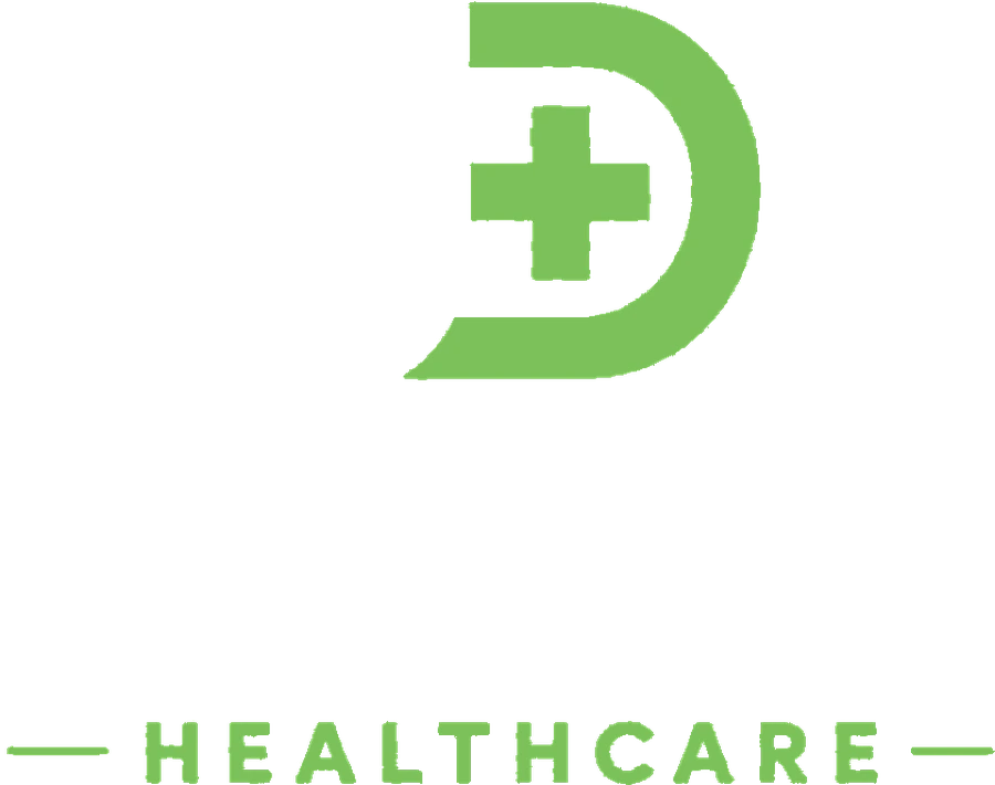 Jdrivs Healthcare logo in white for dark backgrounds